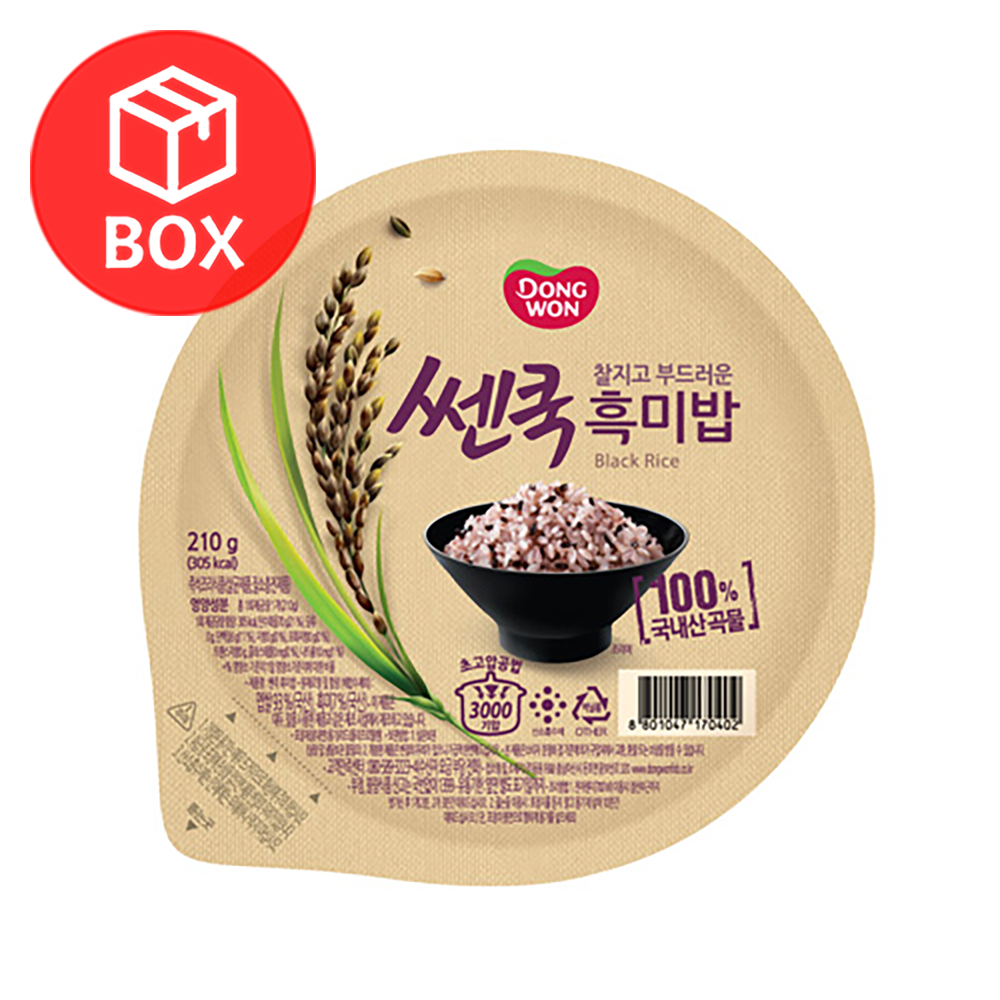 동원 쎈쿡 흑미밥 210g 1박스(18개입)