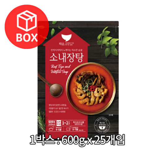 선미 따숨 소내장탕(실온) 600g 1박스(25개)