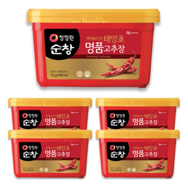 청정원 현미 명품고추장 3kg 1박스 4개입